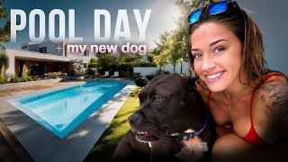 Bikini BBQ + Dog Bath Chaos | Pool Day Vibes with Caleigh Mackenzie