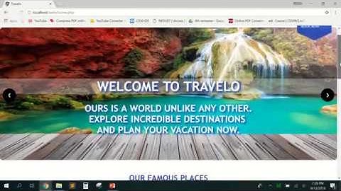 Travel Agency Website (HTML, CSS, JS, PHP)