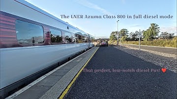 The Class 800 sounds absolútely AMAZING in diesel mode! 🔥 - Departure -