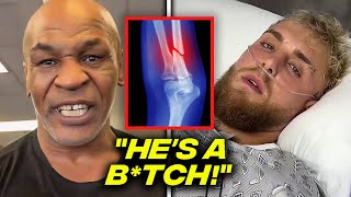Mike Tyson REACTS To Jake Paul FAKE Injury To CANCEL Fight