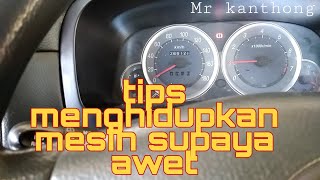 The correct way to start your car engine in the morning.