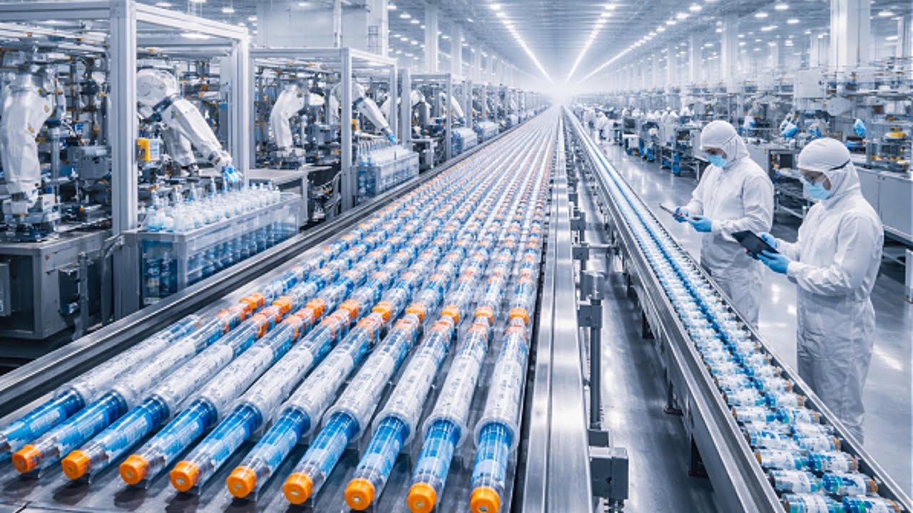 Inside a High-Tech Syringe Factory: STERILIZATION, Precision Assembly & Quality Control