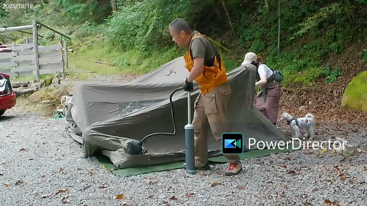 TOMOUNT　エアーテント　何分で立つ？