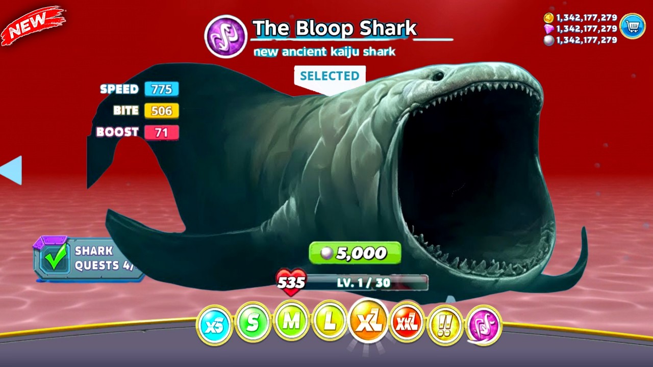 The BLOOP Shark is Coming! 🦈 New Update Big Monster Gameplay - Hungry Shark World
