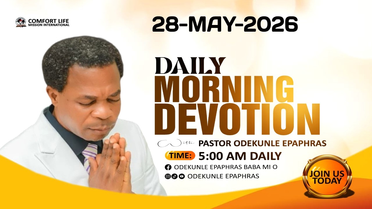 ONLINE RADIO BROADCAST WITH PASTOR ODEKUNLE EPAPHRAS _28-MAY-2026_