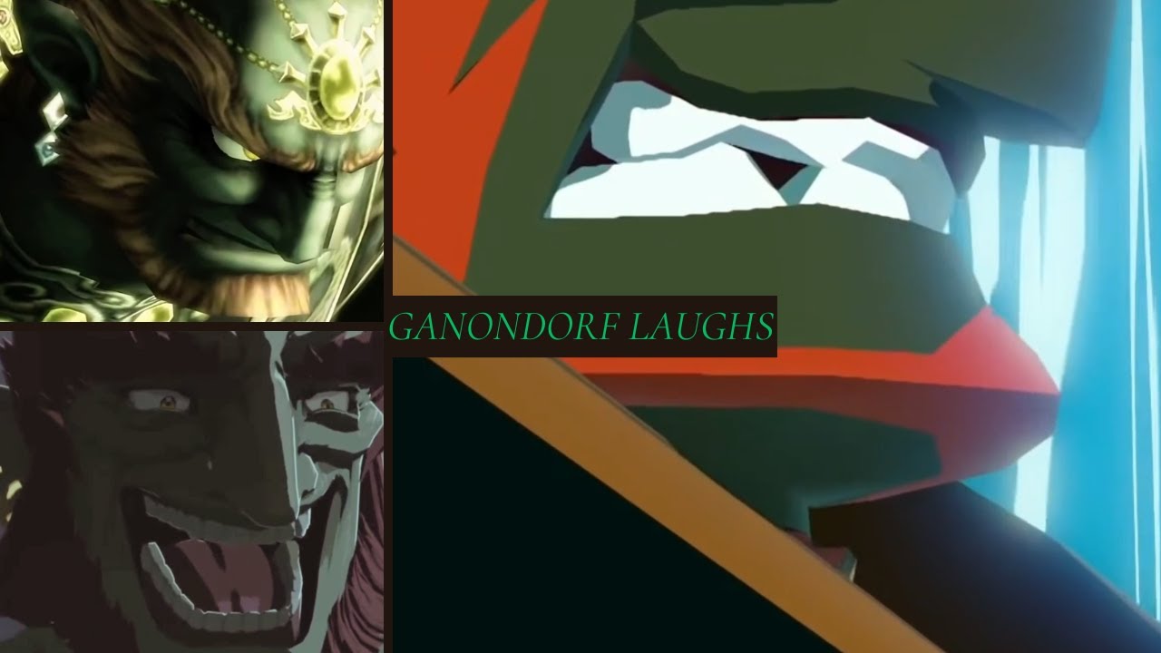 Evolution of Ganondorf laugh in Zelda games (19872023) Cutscenes