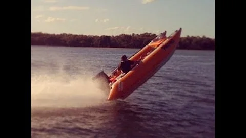 Thundercat inflatable race boats on the broadwater