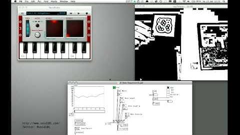 Using Pd and reacTIVision to control NanoStudio on OSX