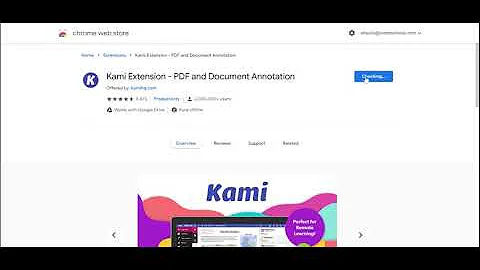 Adding Kami Google Extension