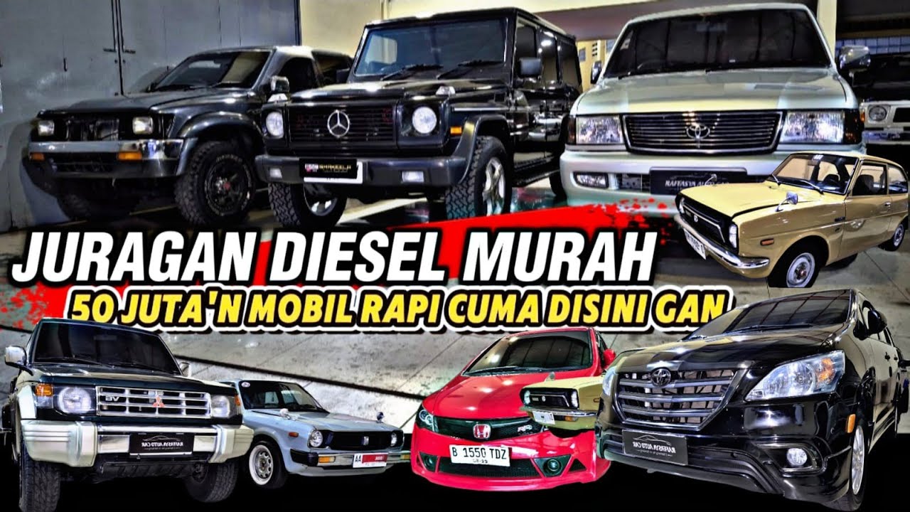 Pedagang Jujur bikin Mlongo Semurah ini 50Juta'n Mobil bekas Civic Hilux Pajero Innova Lc Mercy W460