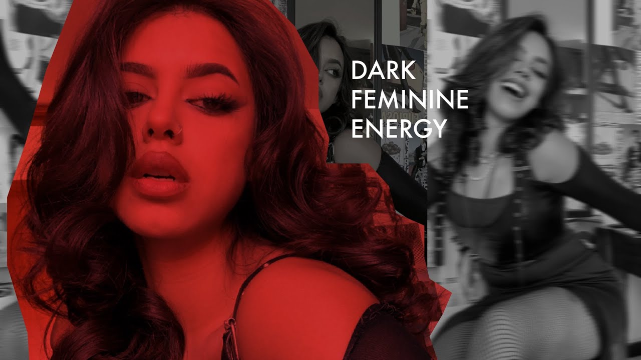 para tener dark feminine energy tienes que verte como tal (tutorial de maquillaje)