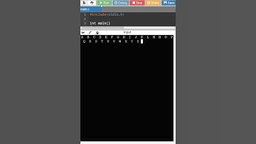 c program to print uppercase alphabets a to z using ascii value & for loop #shorts