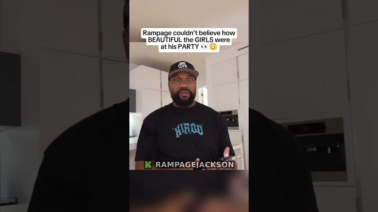 Rampage couldn't believe how BEAUTIFUL the GIRLS were at his PARTY 