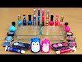 Mixing Makeup Eyeshadow Into Slime ! Blue vs Pink Special Series Part 16 Satisfying Slime Video