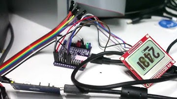 Nokia 5110 LCD driven by NXP LPC1114 Arm Cortex-M0