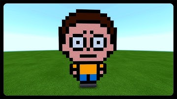 Minecraft: How To Build Morty From Rick & Morty Tutorial!