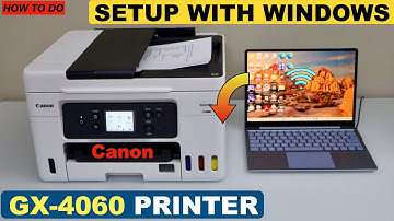 Canon MAXIFY GX4060 Setup Windows Laptop /PC, Wireless Printing & Scanning Review.