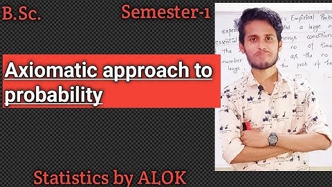 Axiomatic approach to probability : probability |11-12 | B.Sc | B.com.| BBA | CA | CS | CMA