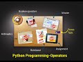 Day 12 Python Programming  - Lecture 3 -  Operators