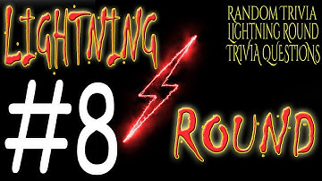 LIGHTNING ROUND #8 - random trivia lightning round questions! ( ROAD TRIpVIA- Episode 859 )
