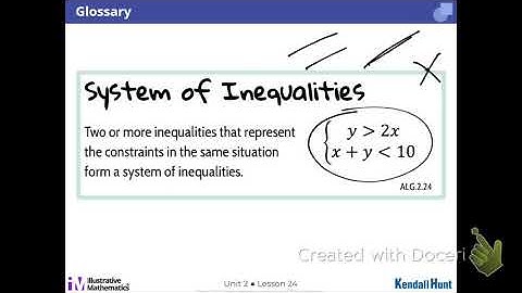 2.24 Solving Problems with Inequalities in Two Variables Algebruh
