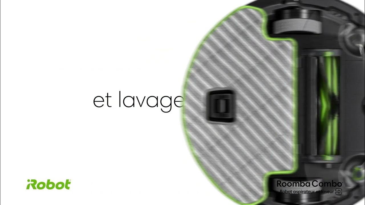 Tutoriel pour coupler le bac de lavage sur le robot Roomba® Combo® i8 ou  i8+