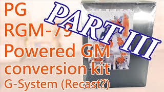 G-System 1\/60 Scale PG RGM-79 Powered GM Conversion Kit Part III - # 189