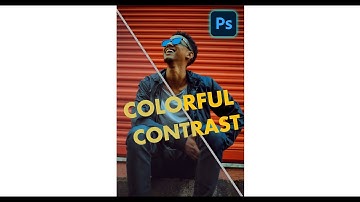 How To Create Colorful Contrast  With 2 Blend Modes in Photoshop CC 2021 | Photoshop Tutorial !