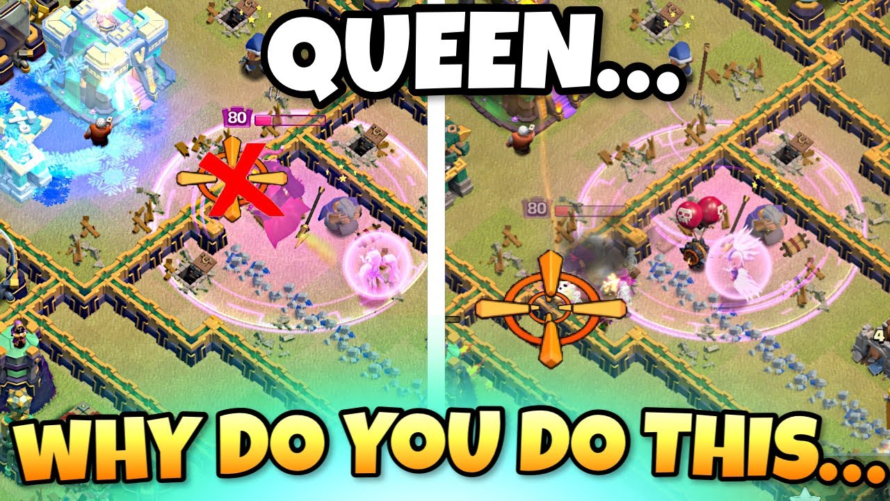 RAINHA tentando JOGAR a guerra atacando PIOR MURO! Clash of Clans eSports  por Clash com Eric - OneHive