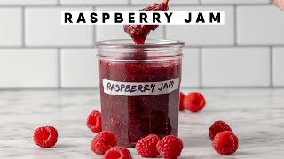 Fresh Raspberry Jam Recipe | Soft Set, Glossy \& Bursting with Flavor