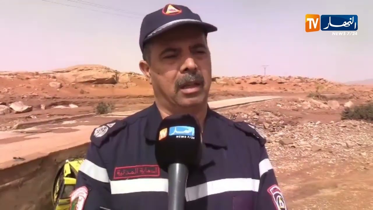 الحماية المدنية تكشف تفاصيل العثور على 5 جثـ.ـث جرفتهم السيول في البيض