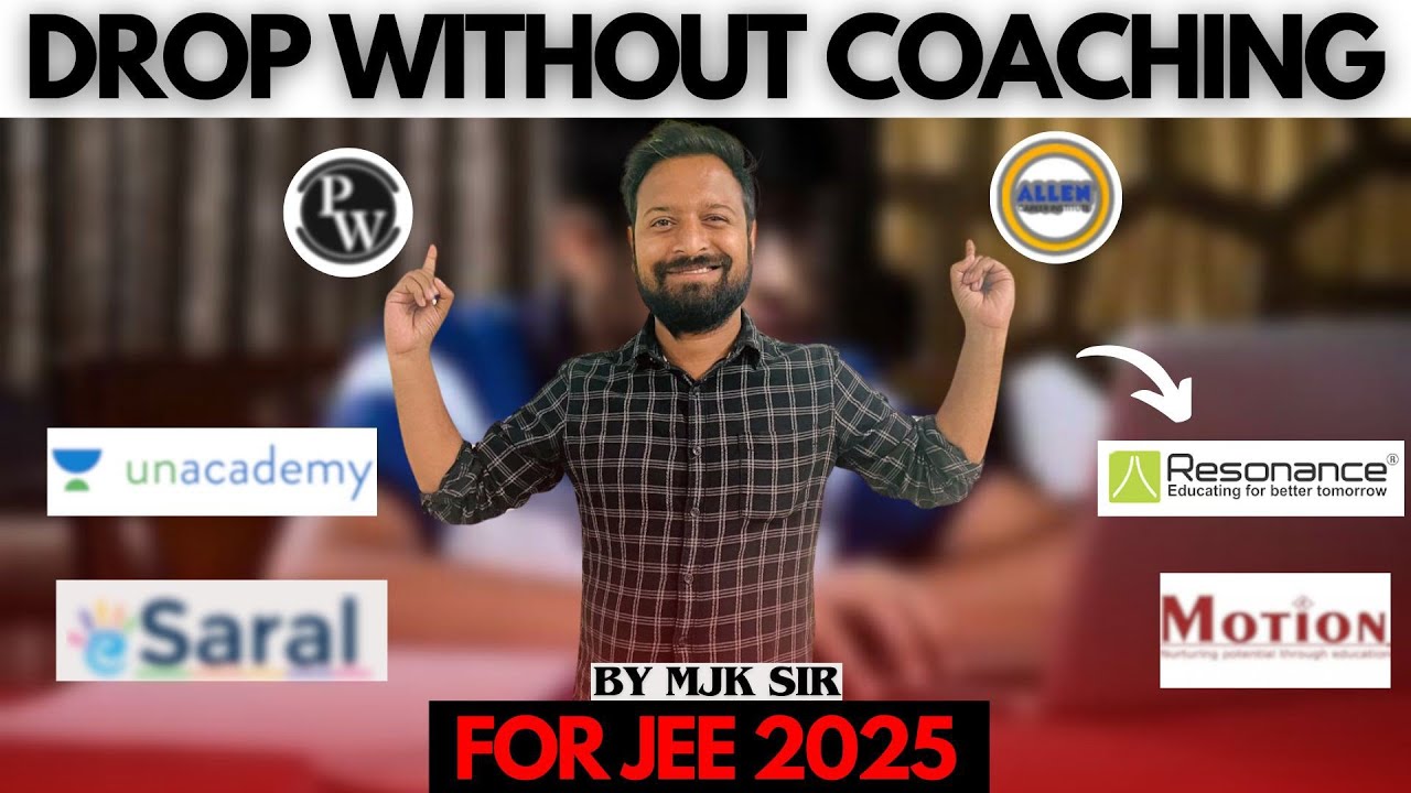 Is Cracking JEE Possible With Self Study | JEE Dropper 2025 Batch - YouTube