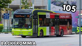 [SBST] SMB3043S on Service 105 - MAN NL323F A22 Gemilang Euro 5