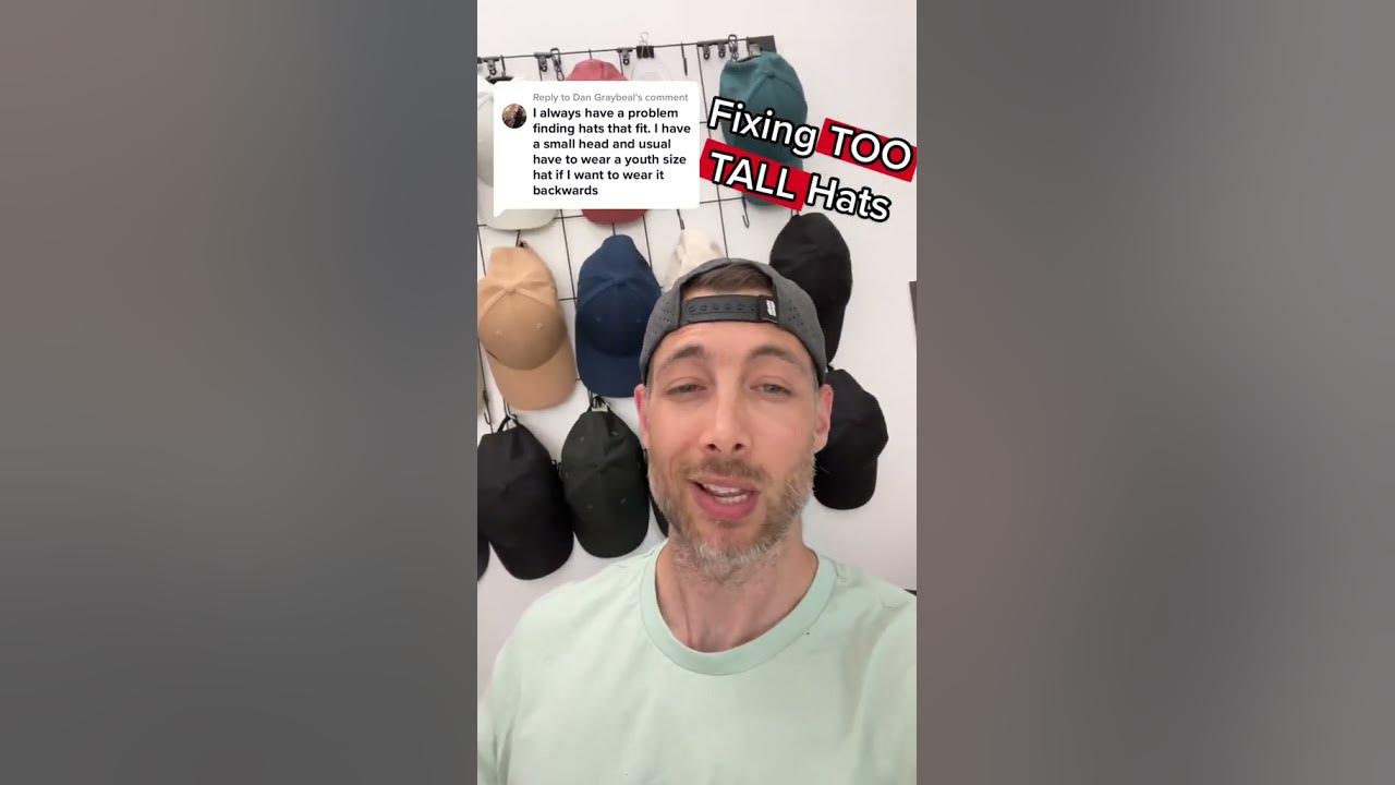 How To Fix A Hat That Is Too Tall YouTube
