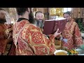 Mitropolitul Longhin - Încheierea Sfintei Liturghii la Mănăstirea Bănceni