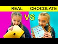 Chocolate vs real gisele y claudia