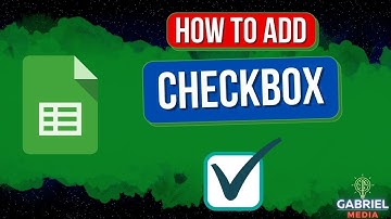 How to add and use CHECKBOX in Google Sheet (spreadsheet)