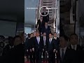 Elon Musk and Jensen Huang caught a ride on Air Force One to China. 🛬 🇨🇳