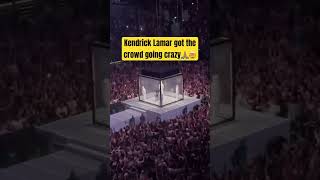 Kendrick Lamar got the crowd going crazy??? kendricklamar privilegernb
