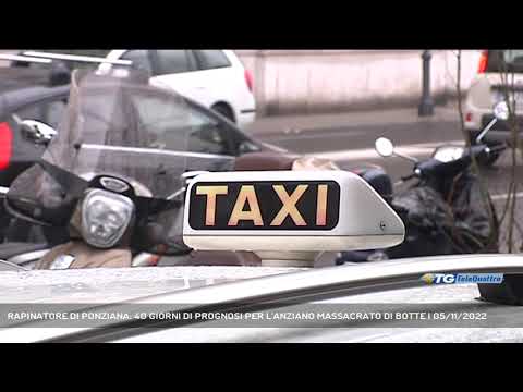 RAPINATORE DI PONZIANA: 40 GIORNI DI PROGNOSI PER L'ANZIANO MASSACRATO DI BOTTE | 05/11/2022
