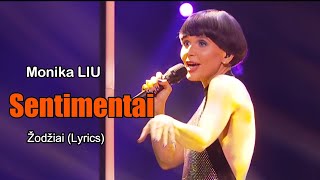 Monika LIU - Sentimentai. Žodžiai ( Lyrics)  Eurovision 2022