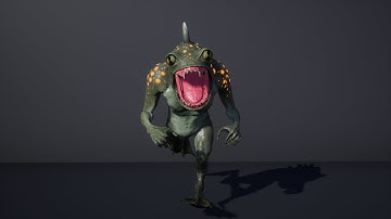 Frog Mutant02 For Marketplace UE4 Unreal engine 4