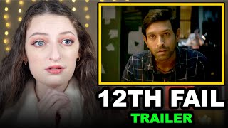 12TH FAIL Movie Trailer Reaction!! Vidhu Vinod Chopra  | Vikrant Massey