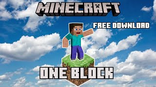 How To install Minecraft OneBlock 1.18