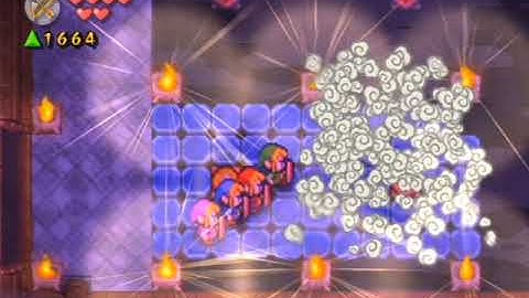 The LEgend of Zelda Four Sword Adventures Level 4 Near the Fields- Infiltration of Hyrule Castle