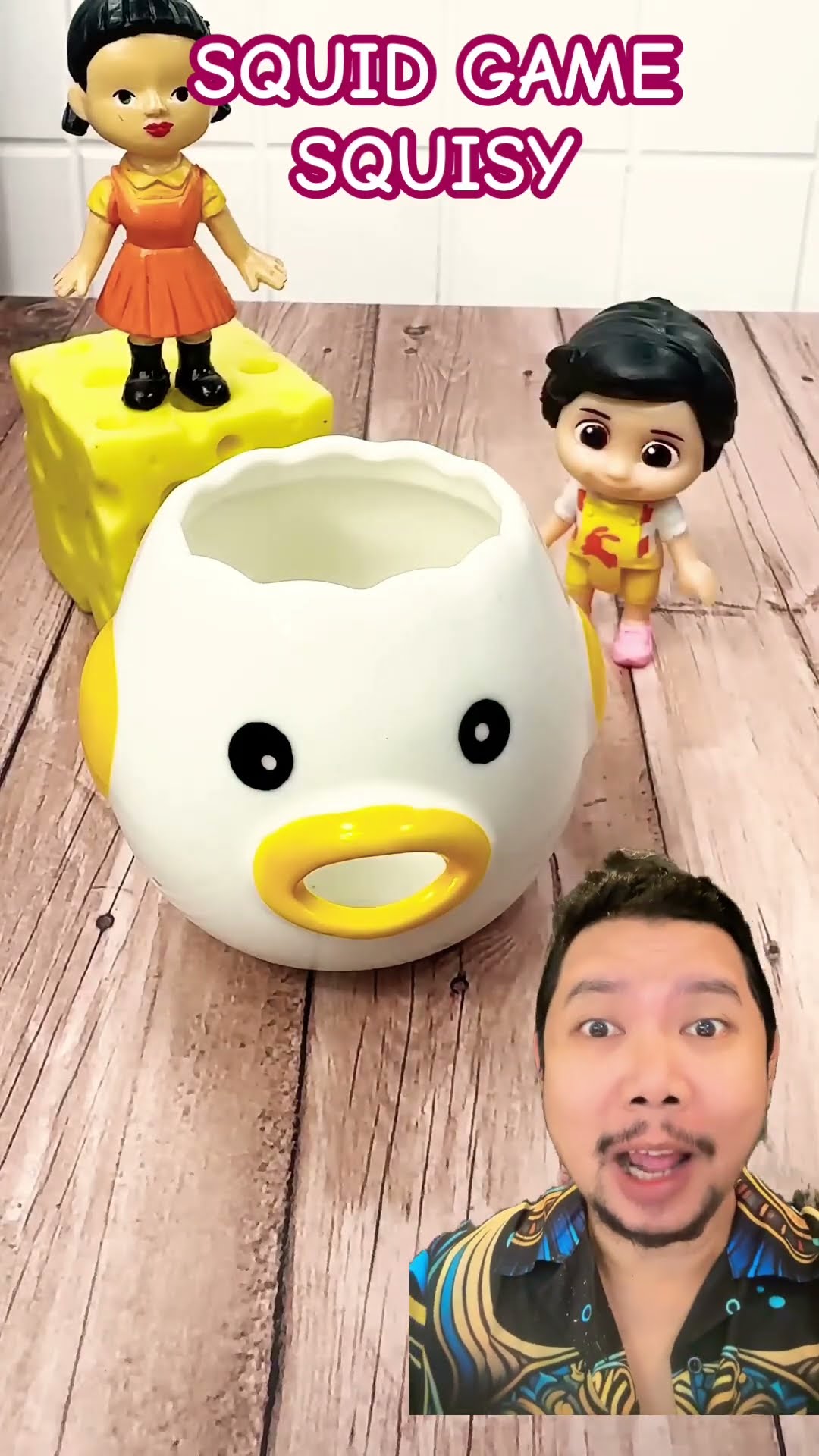 SQUID GAME SQUISY UNYU!!!?! #funny #cute #squidgame #toys #humor