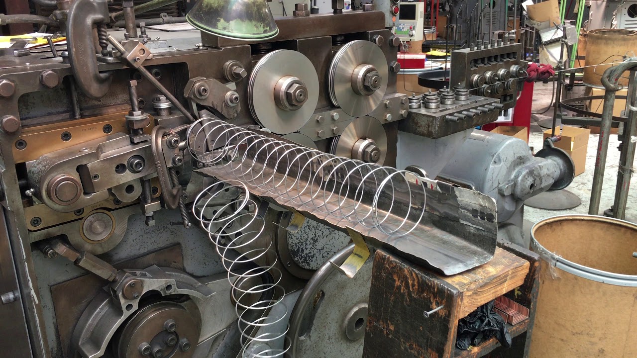 Creation of Cup Dispensing Springs - YouTube