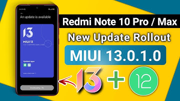 Redmi Note 10 Pro New Update MIUI 13.0.1.0 | Redmi Not 10 Pro New Update Android 12 | MIUI 13 INDIA
