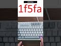 World map shortcut on keyboard