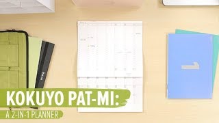 Kokuyo Pat-mi：2-in-1プランナー-カレンダー